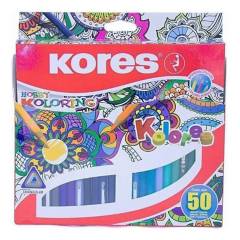 KORES - Colores triangulares kores x 50 piezas extra suave