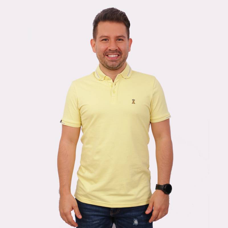 APOSTOL QC Camiseta polo regular fit Amarilla hombre Apostol 