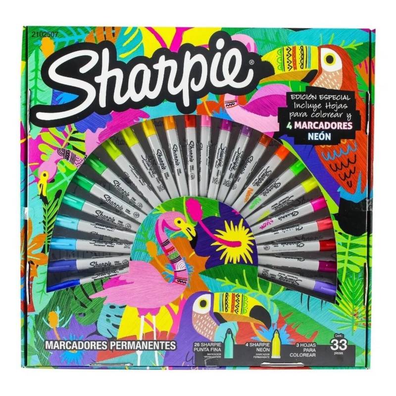 Sharpie - Marcadores permanente ruleta x30 colores sharpie