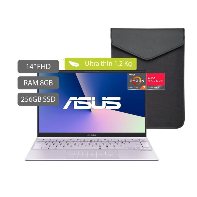 ASUS - Portátil Asus Zenbook Um425Ia 14 pulgadas AMD RYZEN R7 8GB 256GB