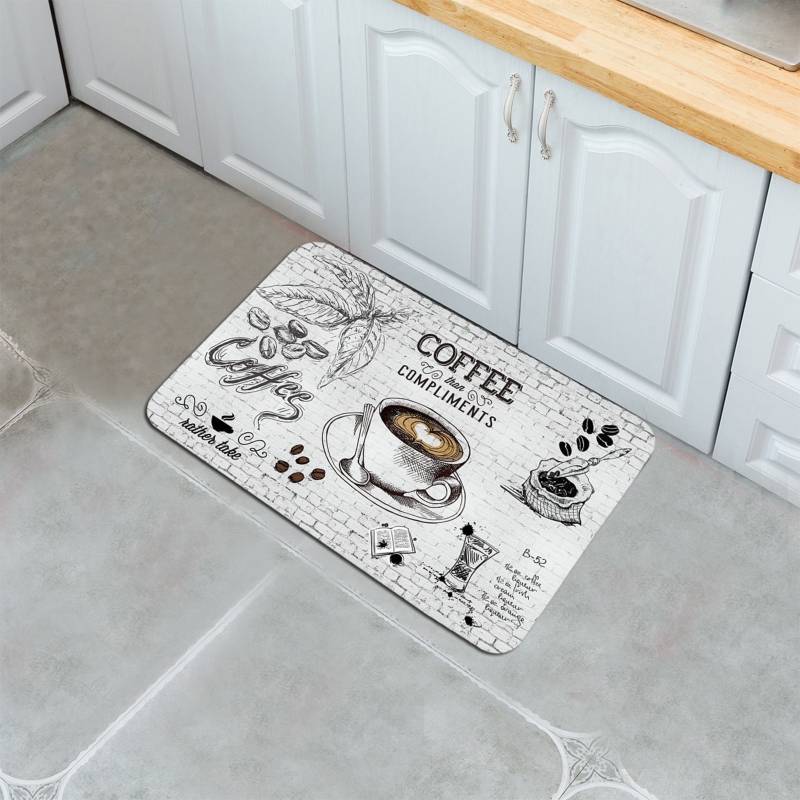 Tapete para Cocina My Home Store Antideslizante Franel 40 x 60 cm  Rectangular Cocina MY HOME STORE