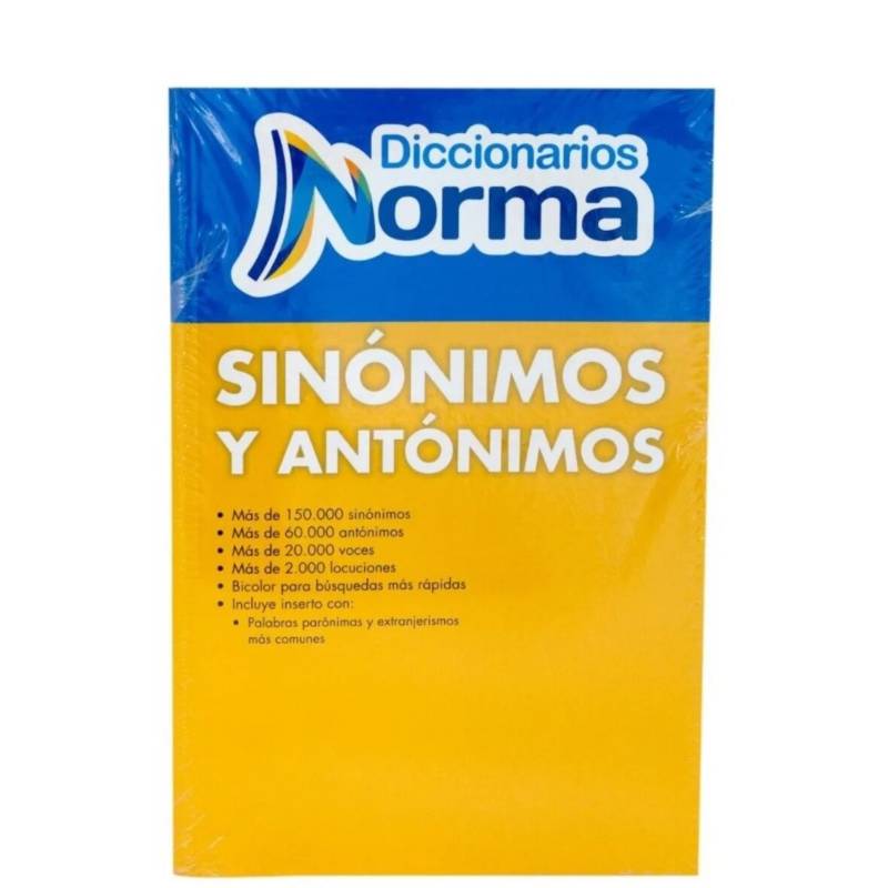 Norma Diccionario sinonimos y antonimos norma | Falabella.com
