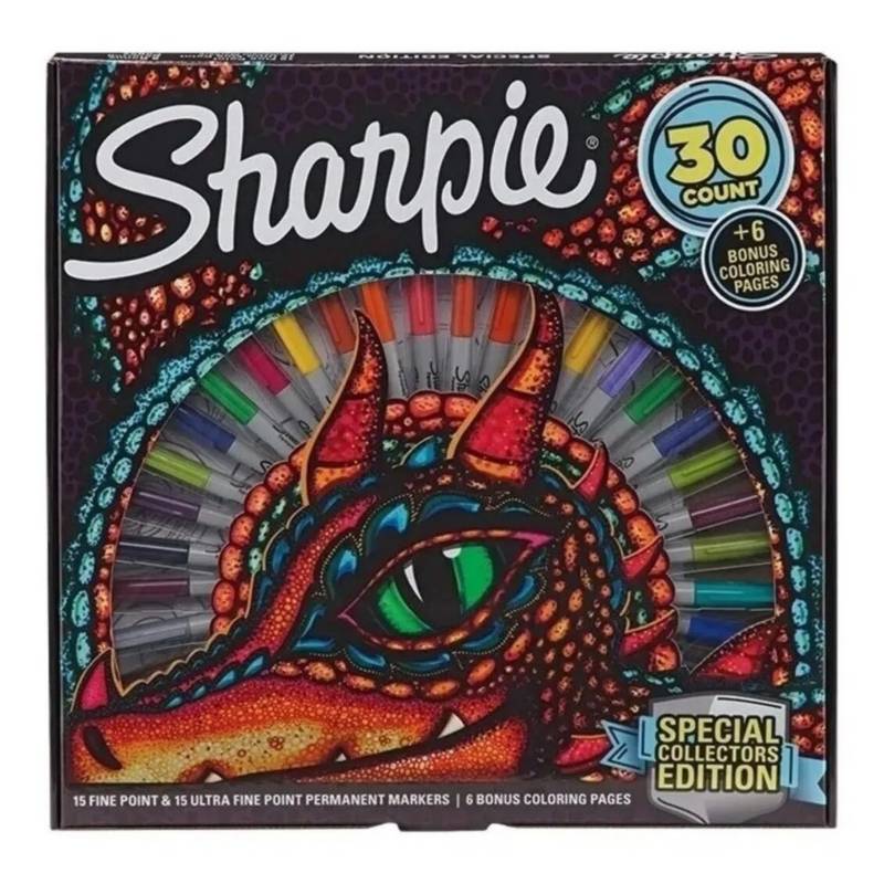 Sharpie - Marcadores permanente ruleta x 30 sharpie