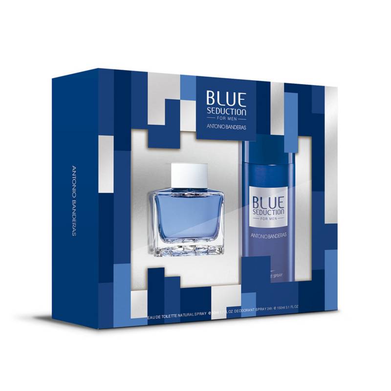 - Set de Perfumería Antonio Banderas Estuche Blue Seduction Men Hombre EDT 50 ml + Desodorante 150 ml Hombre