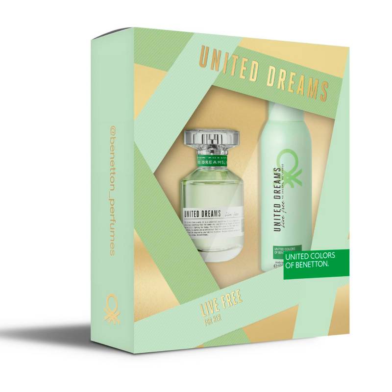 BENETTON - Perfume Benetton United Dreams Live Free Mujer 50 ml EDT