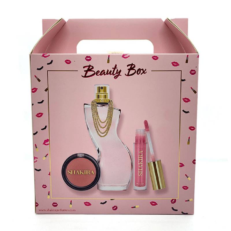  - Set de Perfumería Shakira Dance Beauty Box Blush Lip Gloss Mujer