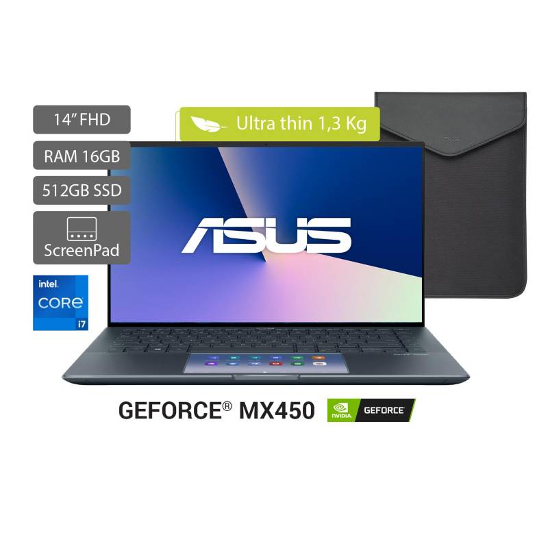 ASUS - Portátil Asus Zenbook UX435 14 Pulgadas Intel Core i7 16GB 512GB