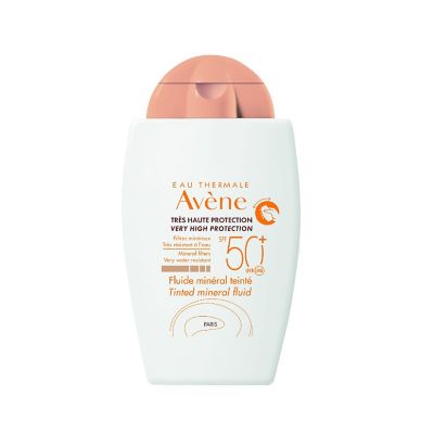 Avene Protector Solar Lb Fluido Mineral Color Spf Linea Blanca