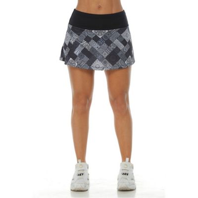 Falda deportiva para mujer, con licra, color blanco - racketball movil