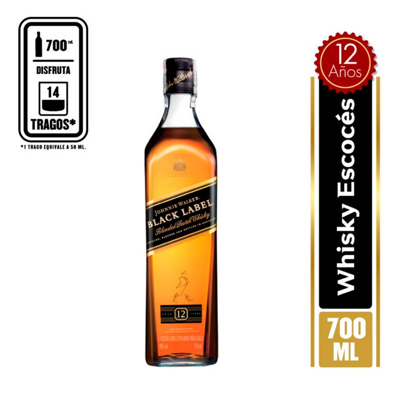  - Whisky Jhonnie Walker Black Label 700 ml