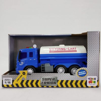 Camion Esc. 1:16 Fricc. C/Luz Y Sonido Tanque Agua Toyng Ap-330-A