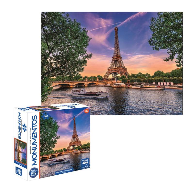 Viscoso Ahuyentar neutral Rompecabezas Toyn G 500 Piezas Torre de Eiffel TOYNG | falabella.com