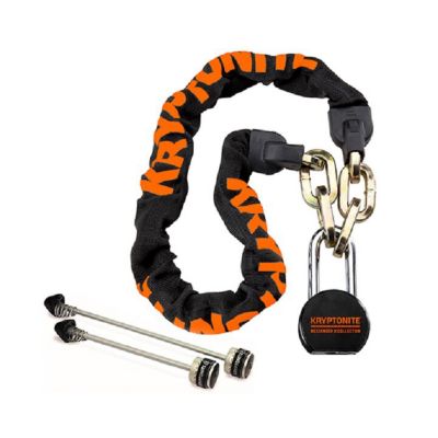 Cadena Bicicleta Chain & Moly + Eje De Seguridad Kryptonite Evolution