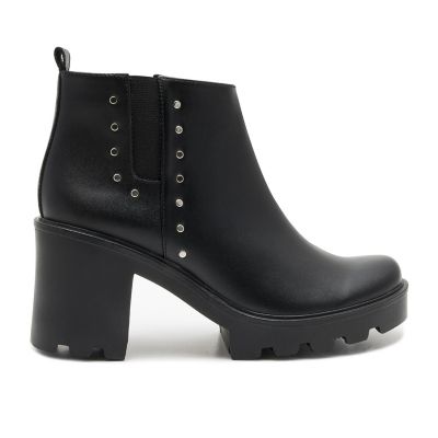 Botin Mujer Viola Tacón Medio 501 Negro