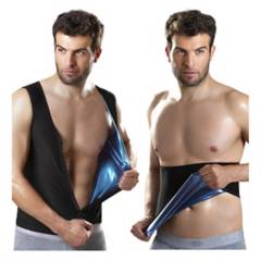 THERMO SHAPERS - Combo: cinturilla hombre + chaleco broches hombre