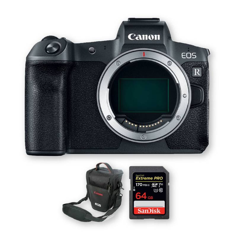 CANON - Canon eos r 4k mirrorless cuerpo + memoria + bolso