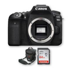 CANON - Canon 90d 4k sólo cuerpo + memoria 64gb + bolso