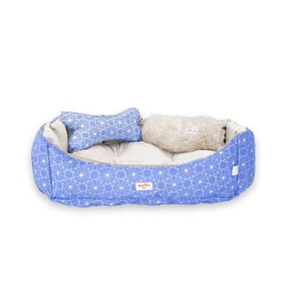 Cama Mascota Galaxy 60X70 Azul Guamba Mediana