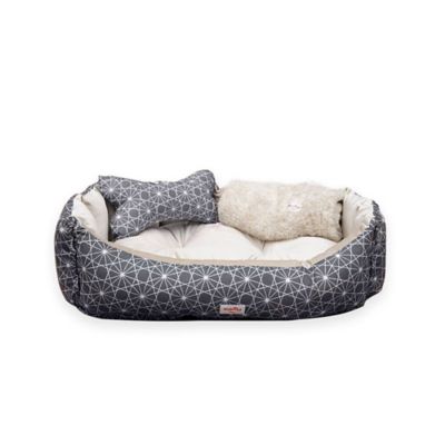 Cama Mascota Galaxy 50X50 Gris Guamba Pequeña