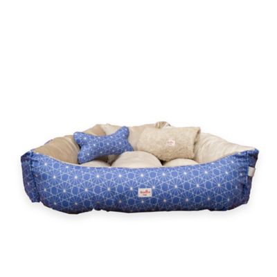 Cama Mascota Galaxy 75X90 Azul Guamba Grande