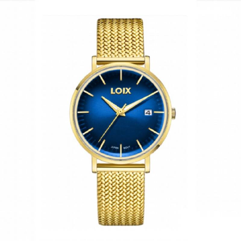 Loix - Reloj loix dorado/azul ref. La2001-1