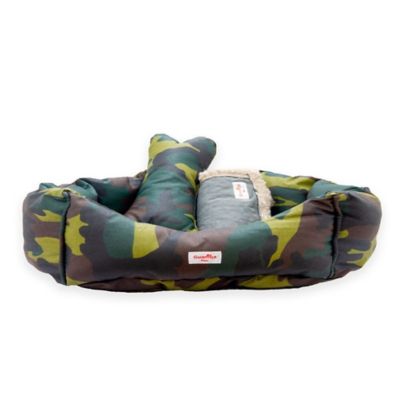 Cama Mascota Camuflada 95X120 Guamba Extragrande