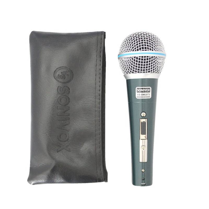 Sonic - Microfono profesional alambrico para karaoke