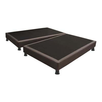 Base Cama TUKASA Dividida 140 x 190 cm Gris