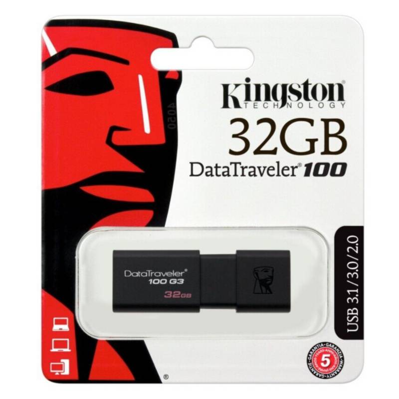 Kingston - Memoria usb kingston datatraveler de 32gb