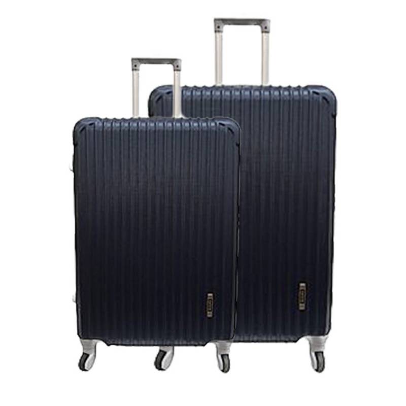 BIN COLOMBIA - Set x2 maleta de viaje ref.  W-437 azul 19+25 pul