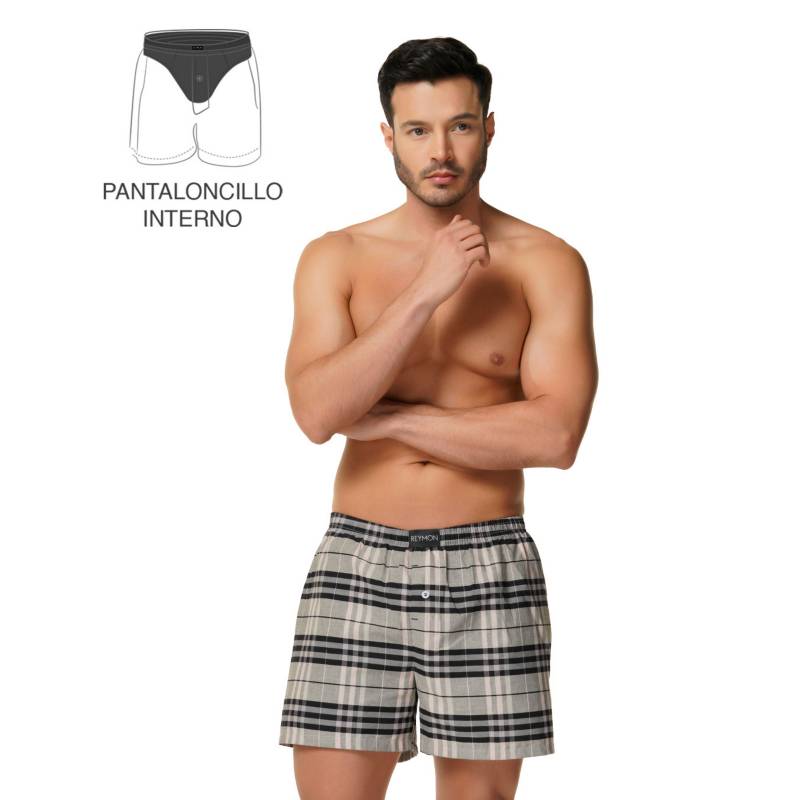 B xer suelto con pantaloncillo interno para hombre. REYMON