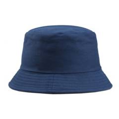 VELBROS - Gorro Pesquero Pescador Bucket Hat Sombrero Hombre Mujer Sol - Azul oscuro