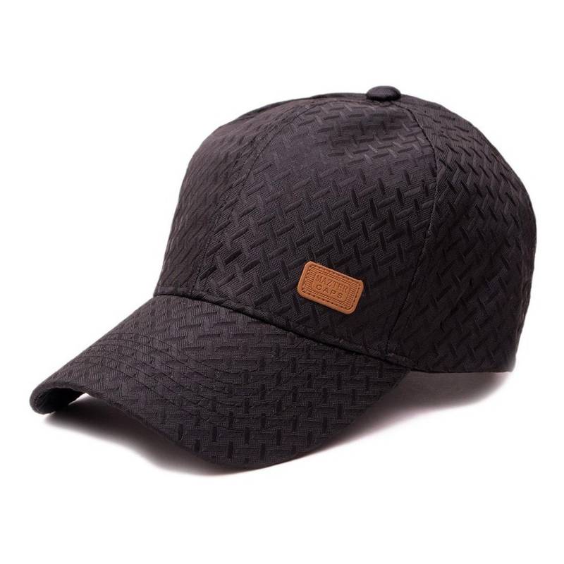 Gorra Cachucha Hombre Golf Beisbol Deportiva New Cap Metalic Negro Velbros 