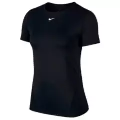 NIKE - Camiseta Nike Womens Nike Pro All Over Para Mujer-Negro