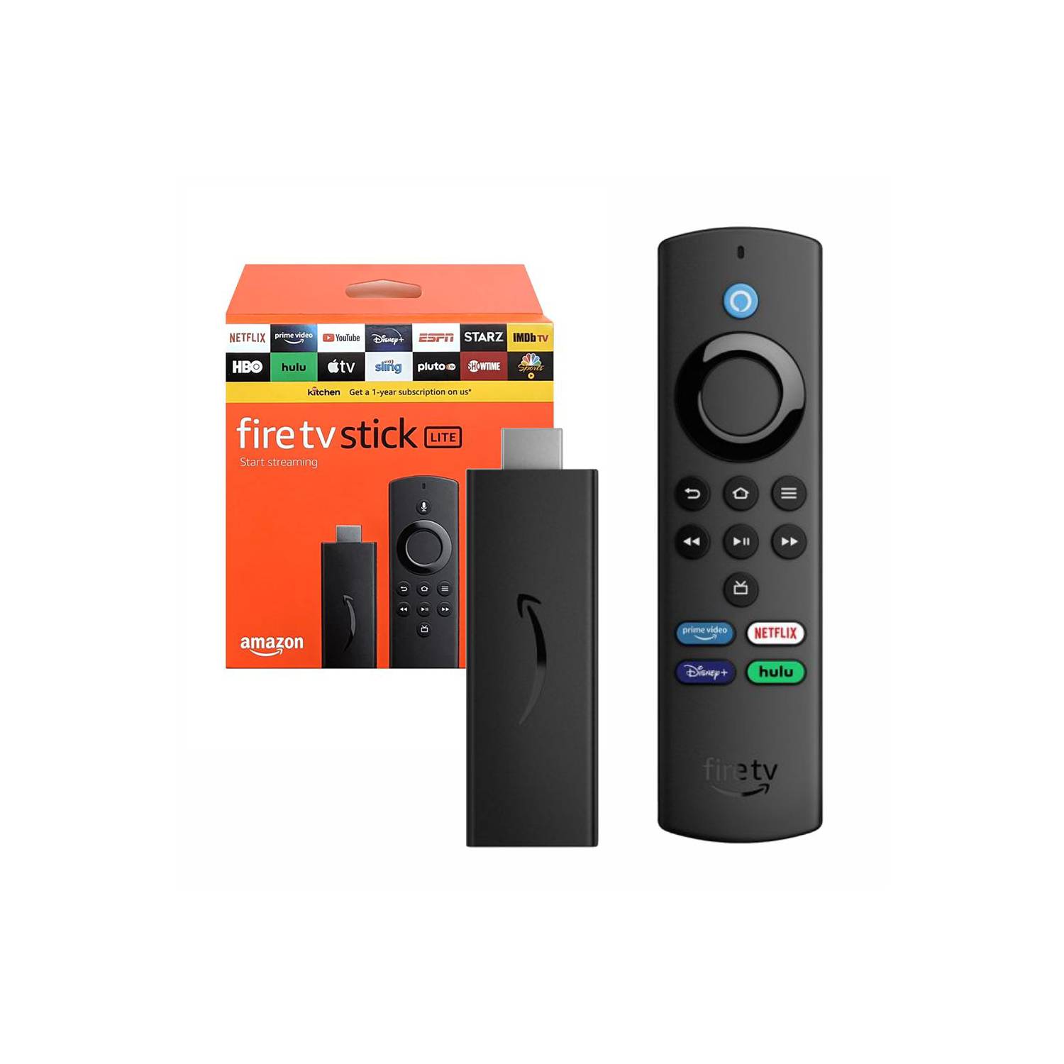Fire TV Stick 3.ª generación de voz Full HD 8GB negro con 1GB de  memoria RAM