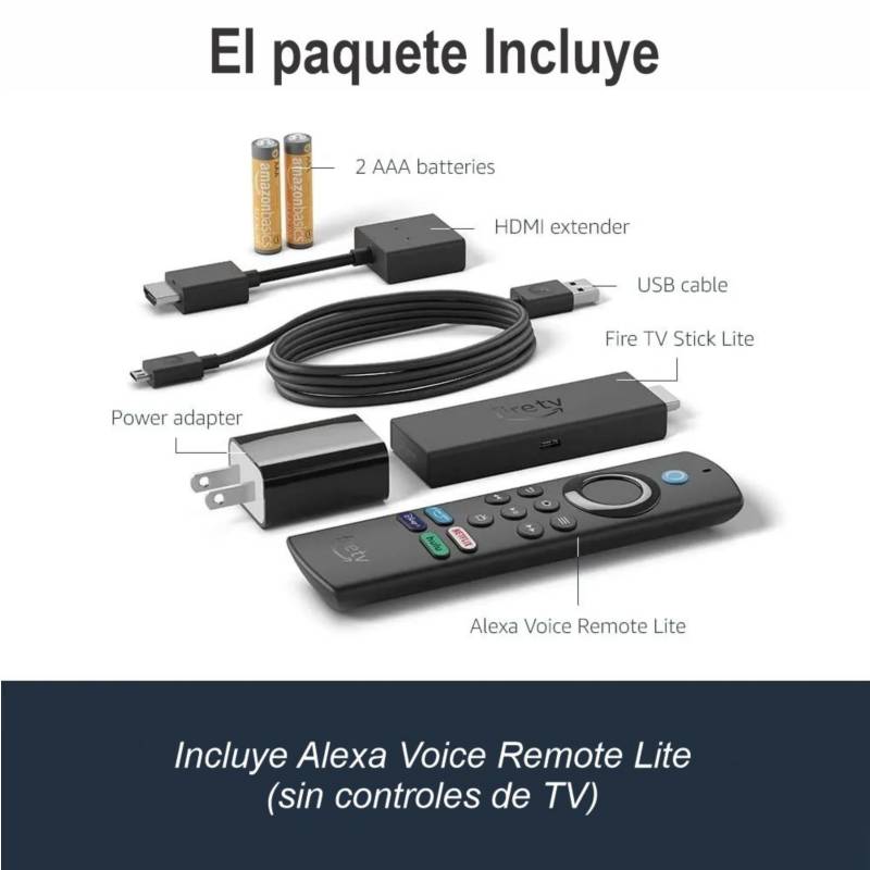 Fire TV Stick Edición 2021 de voz Full HD 8GB negro