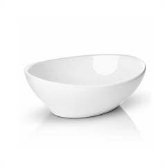 JAPI - Lavamanos ovalado importado cerámica porcelana blanco absoluto
