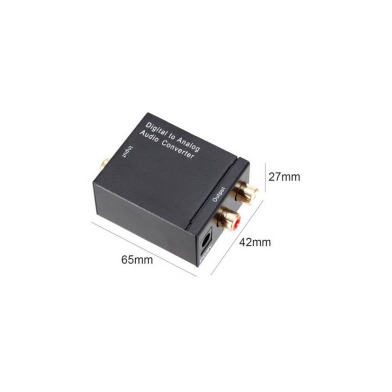 Convertidor Caja RCA-HDMI Adaptador NO Bidireccional AV2HDMI Blanco  GENERICO