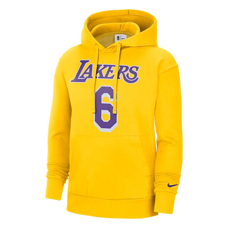 NIKE - Hoodie Nike Los Angeles Lakers Essential Hombre-Amarillo