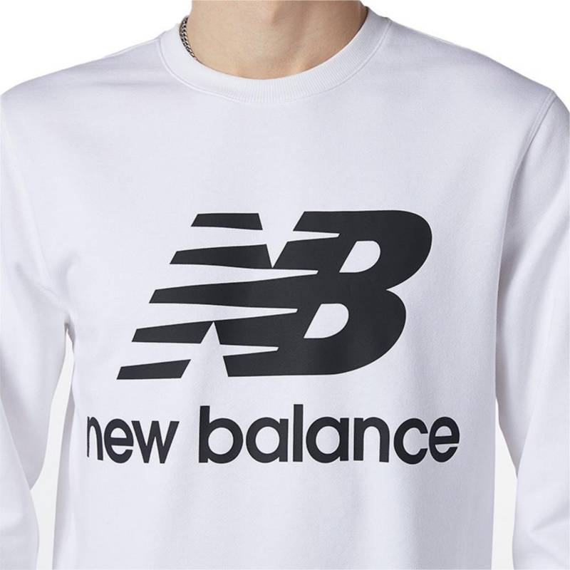 Sueter de Hombre New Balance Essentials Blanco