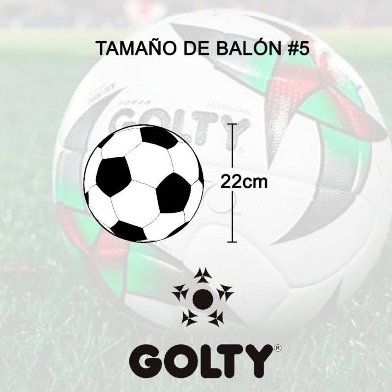 BALÓN DE FÚTBOL PROFESIONAL GOLTY FORZA No.5