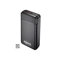 SISDATA - Power Bank Batería Portátil Carga Rápida 20k Usb C Usb 3.1 + Obsequio