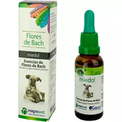 GENERICO - Miedo gotas para perro 30ml - esencias florales de bach