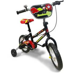 ROADMASTER - Bicicleta Roadmaster Fireman Infantil Rin 12 Con Accesorios.