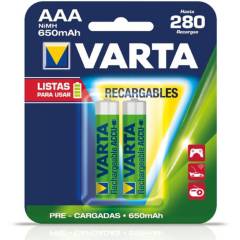 VARTA - Pilas Recargables Varta AAA X 2 Und