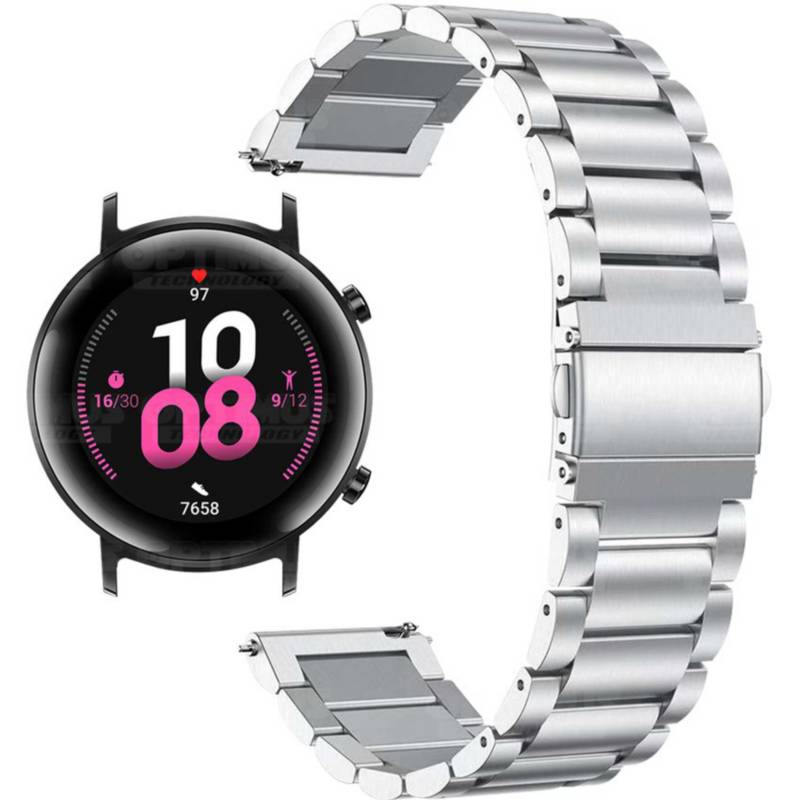 Correa Banda de Metal Magnética Acero Inoxidable 20mm reloj Huawei
