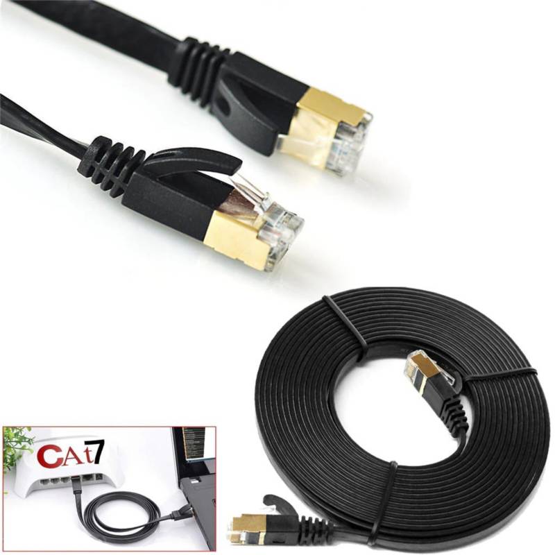 Cable Utp Cat 8 Rj45 Ethernet 3m Ponchado Certificado 40gbps