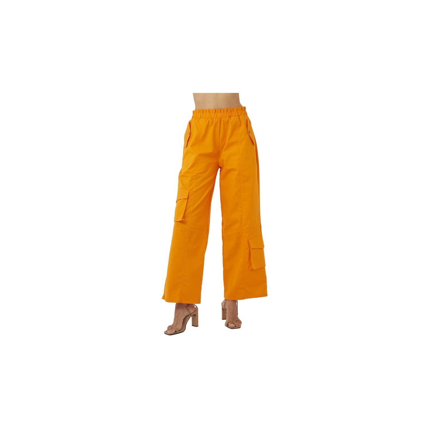 Pantalon Naranja para mujer Hydra - Mercedes Campuzano