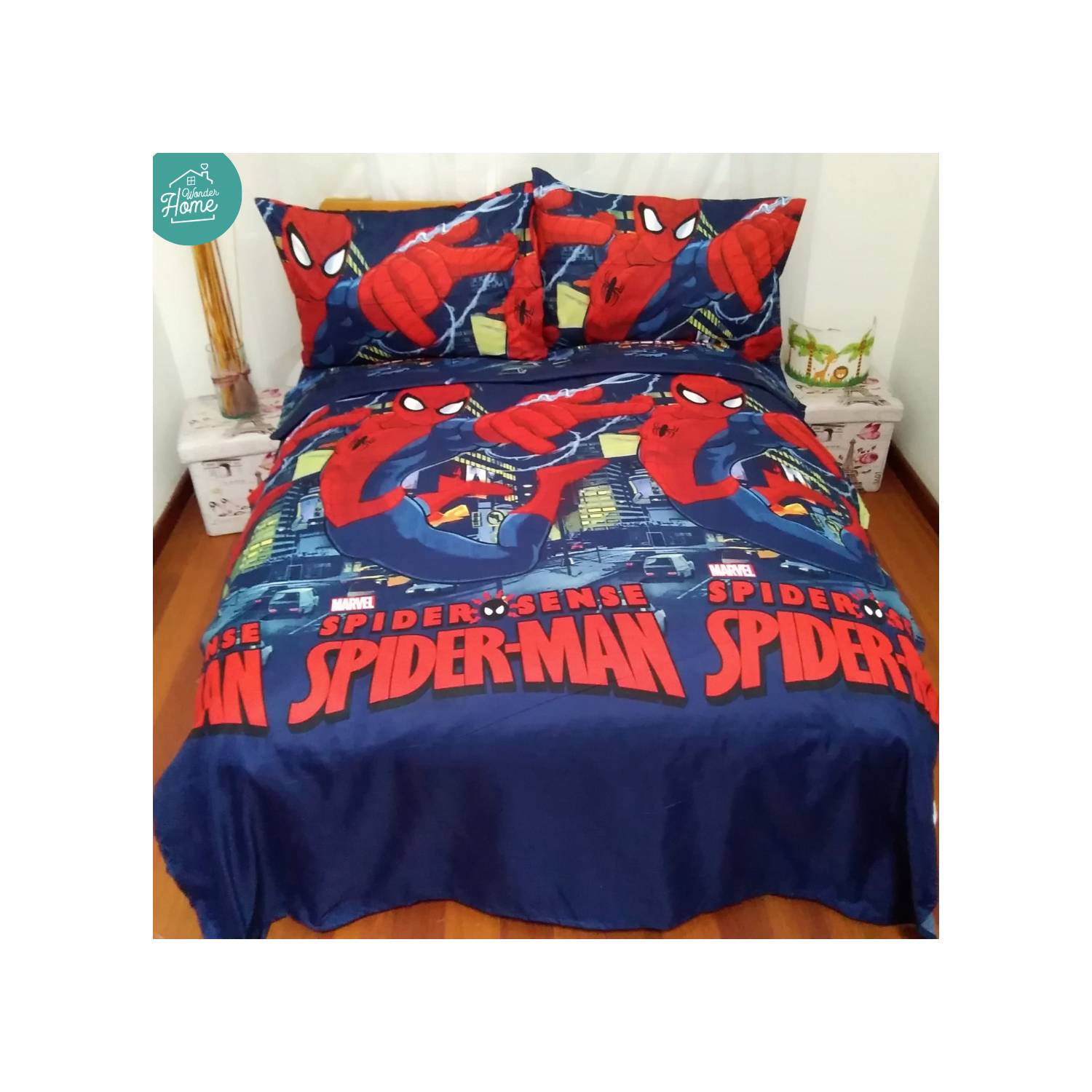 Contando insectos moral Extinto Juego De Sábanas Infantil niños-niñas - Spiderman cama King GENERICO |  falabella.com