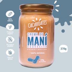 CACAHUATES - Crema de Mani­ Natural 370g - CACAHUATES